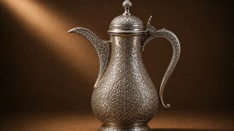 أبريق عثماني منقوش