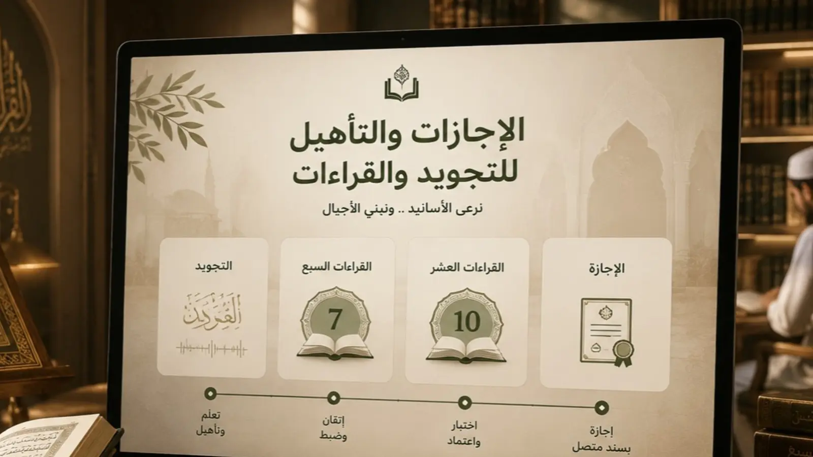الإجازات والتأهيل للتلاوة والقراءات