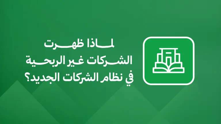 لماذا ظهرت الشركات غير الربحية في نظام الشركات الجديد؟