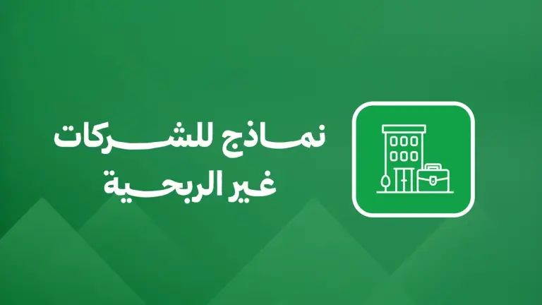 نماذج للشركات غير الربحية